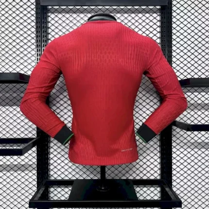 Portugal 2024/25 Euro Home Long Sleeves Jersey â Player Versi